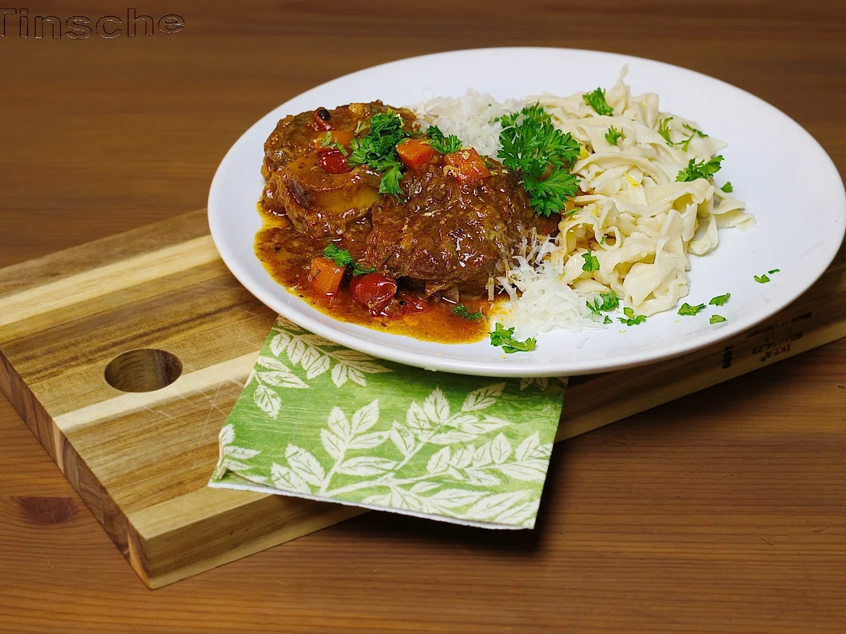 Ossobuco vom Rind mit selbstgemachter Pasta - Rezept - Bild Nr. 4360