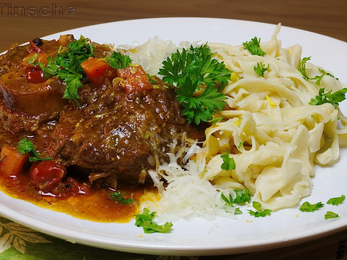 Ossobuco vom Rind mit selbstgemachter Pasta - Rezept - Bild Nr. 4362