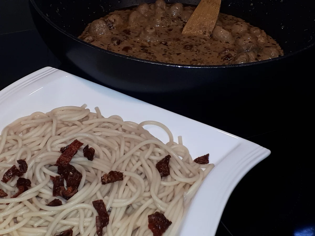 BiNe` S PASTA IN CHAMPIGNONRAHM - Rezept - Bild Nr. 4366