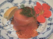 Räucherlachsterrine mit Frischkäse und Lachskaviar - Rezept - Bild Nr. 4365