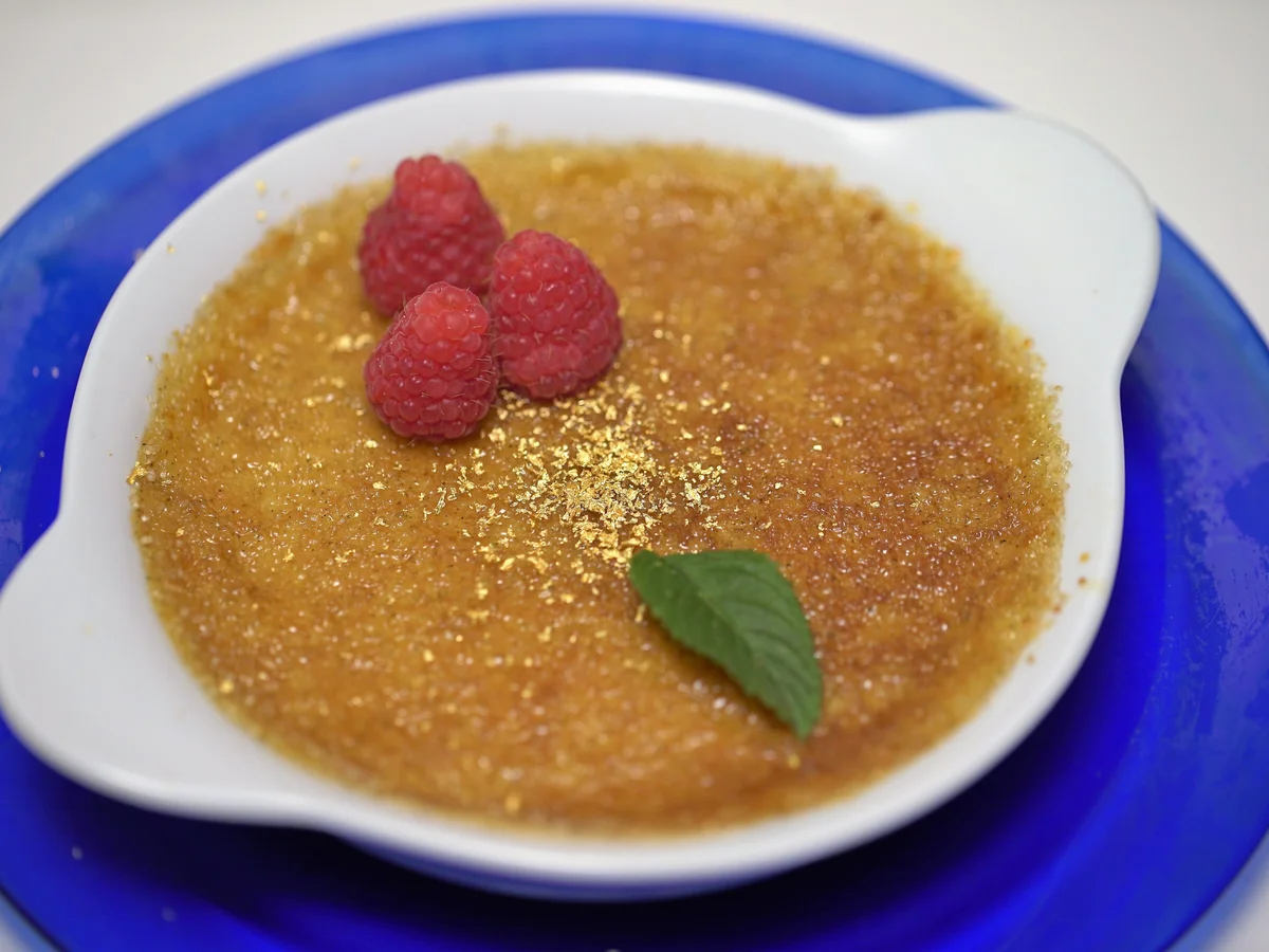 Crème brûlée mit Goldstaub - Rezept - Bild Nr. 4365