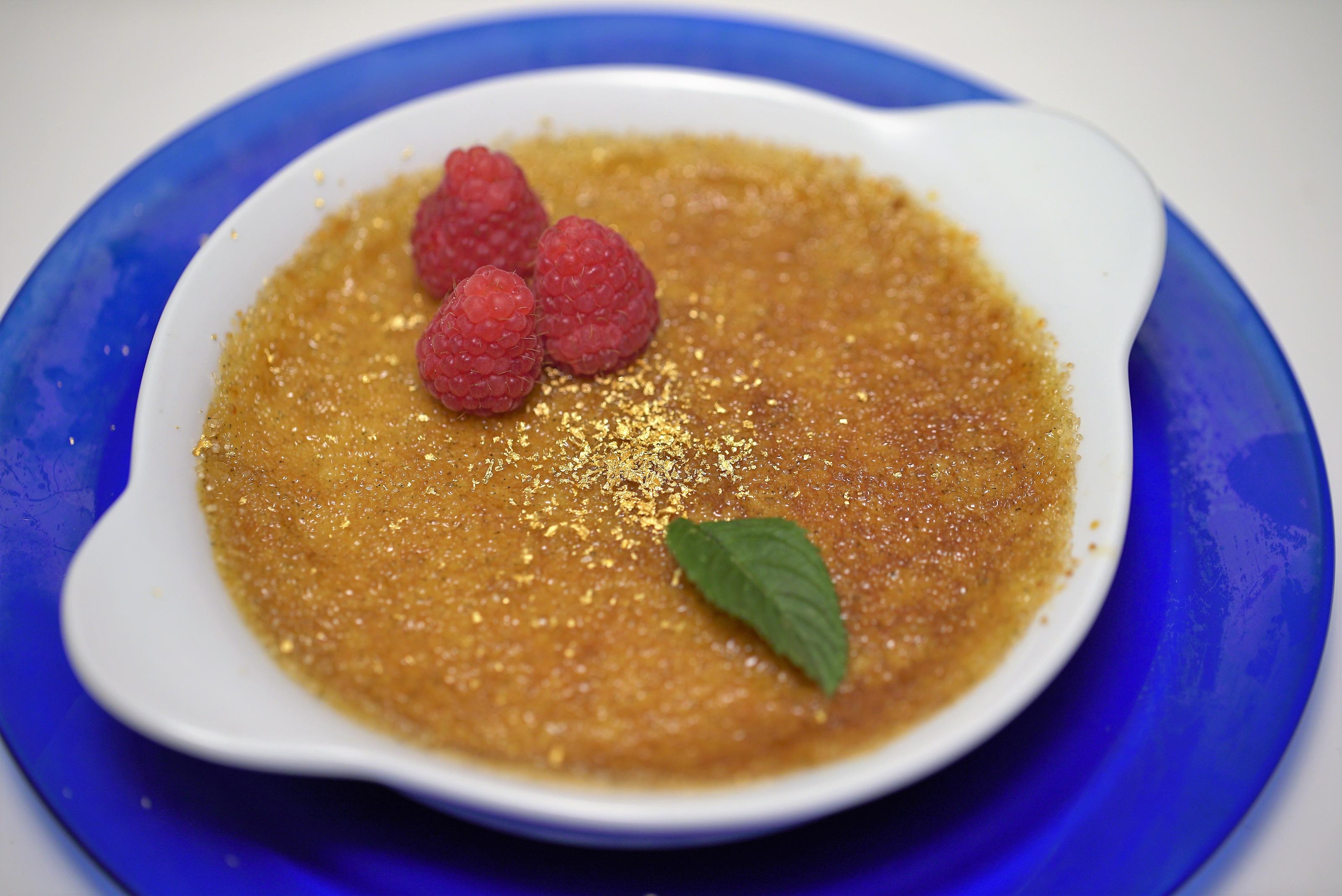 Bilder für Crème brûlée mit Goldstaub Rezept