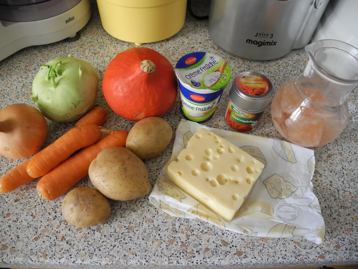 Geraspelter Gemüse - Auflauf mit oder ohne Käse - Rezept - Bild Nr. 4365