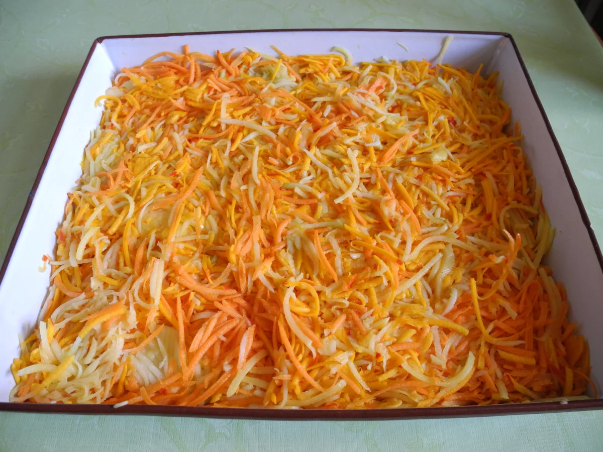 Geraspelter Gemüse - Auflauf mit oder ohne Käse - Rezept - Bild Nr. 4376