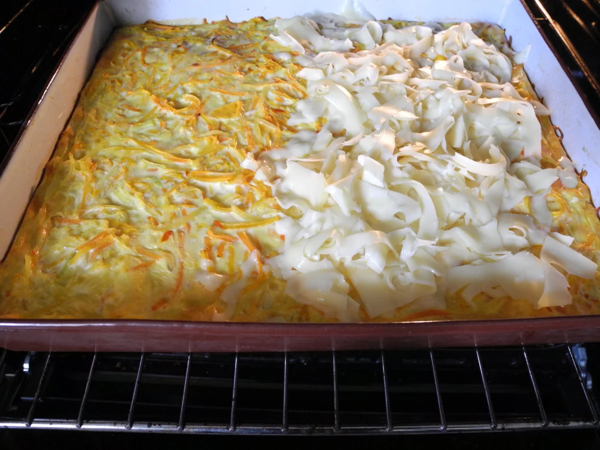 Geraspelter Gemüse - Auflauf mit oder ohne Käse - Rezept - Bild Nr. 4380