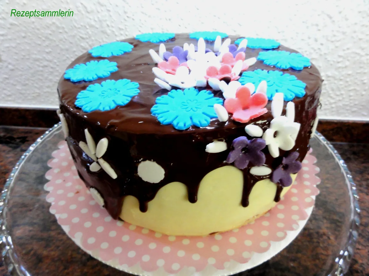 FONDANT:   " DAS HERZ IN DER TORTE " - Rezept - Bild Nr. 4371