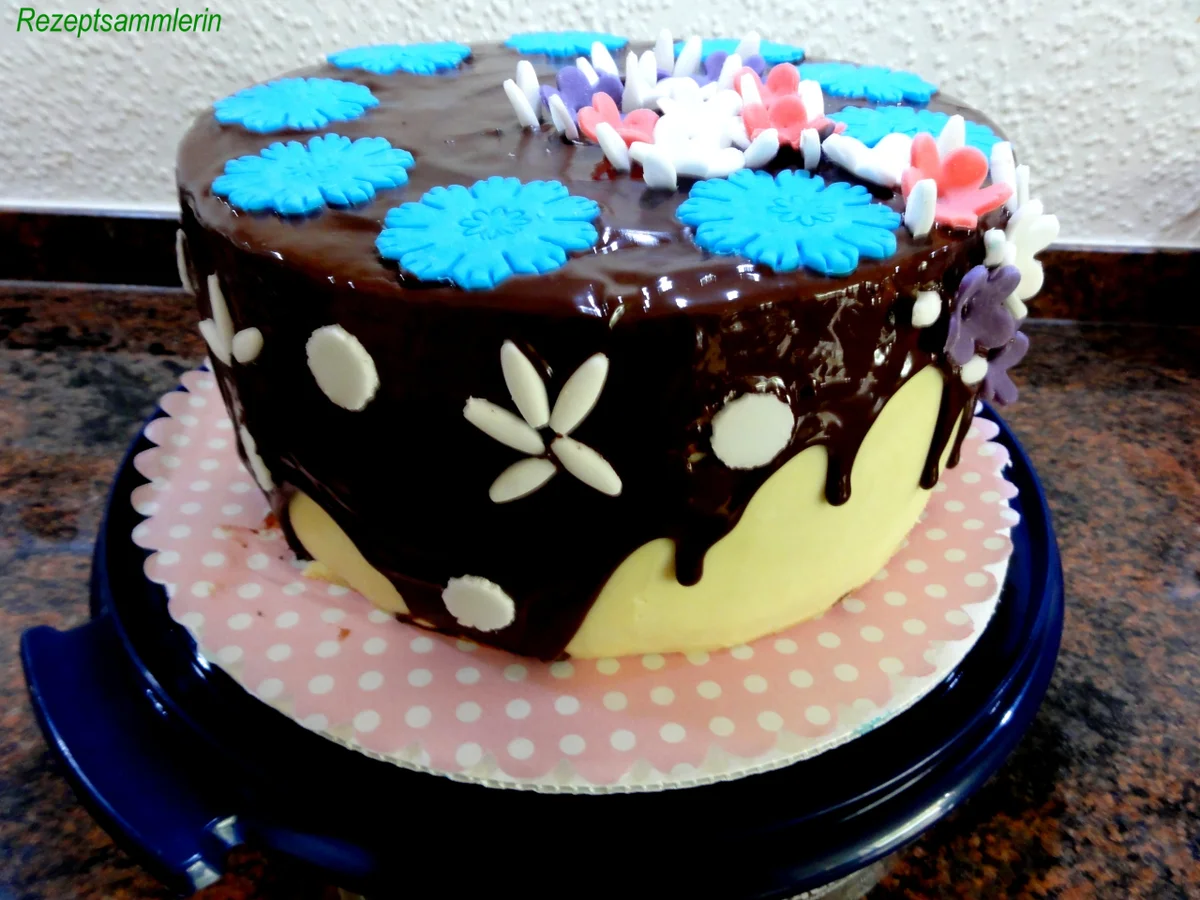 FONDANT:   " DAS HERZ IN DER TORTE " - Rezept - Bild Nr. 4372