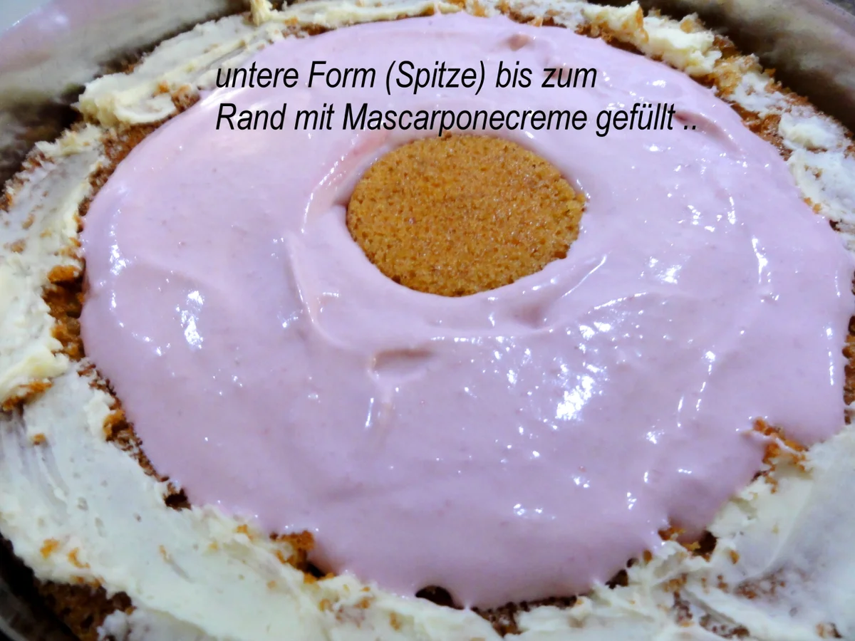 FONDANT:   " DAS HERZ IN DER TORTE " - Rezept - Bild Nr. 4385