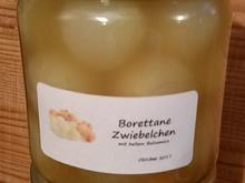 Borettane Zwiebelchen eingelegt in hellen Balsamico - Rezept - Bild Nr. 4370