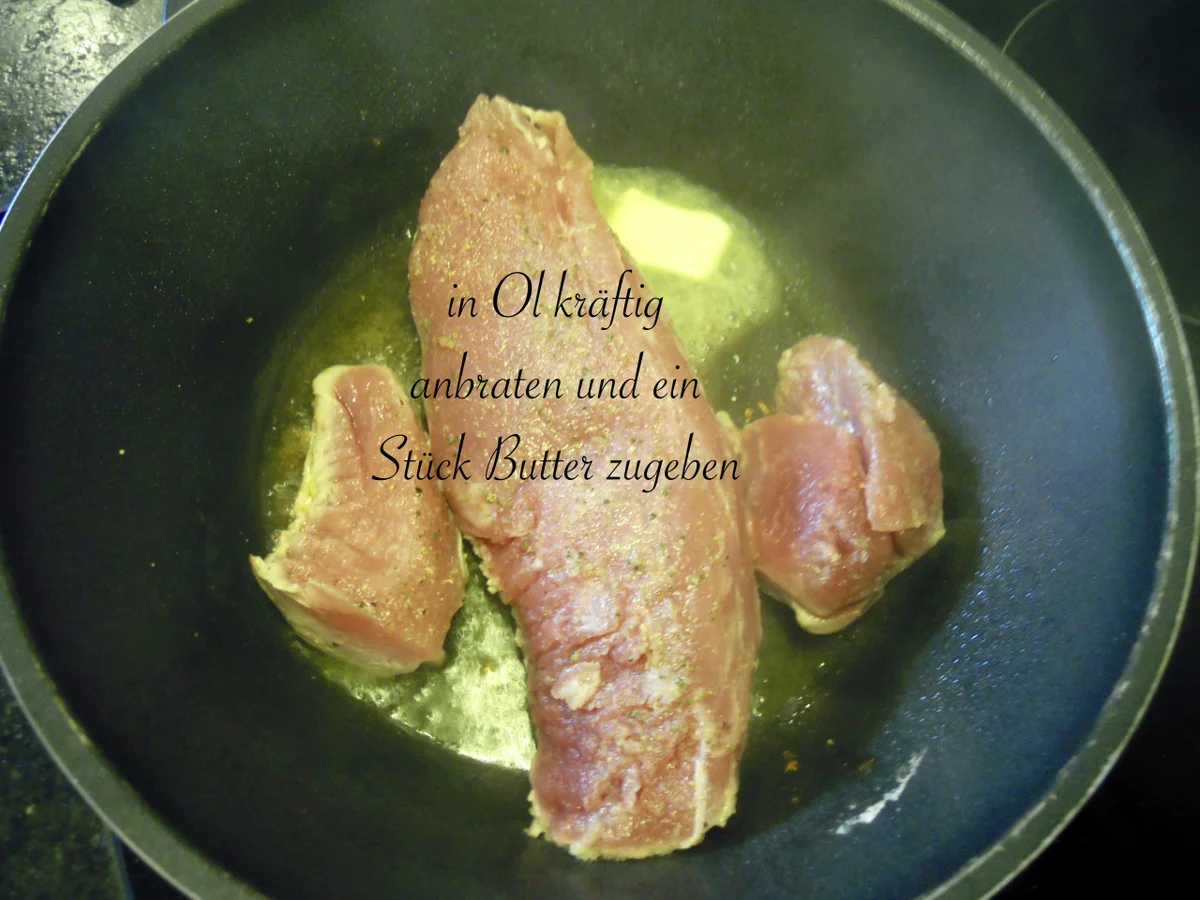 Rezept: Schweinefilet in Pflaumenweinsauce Bild Nr. 4398 Schweinefilet in Pflaumenweinsauce - Rezept - Bild Nr. 4398