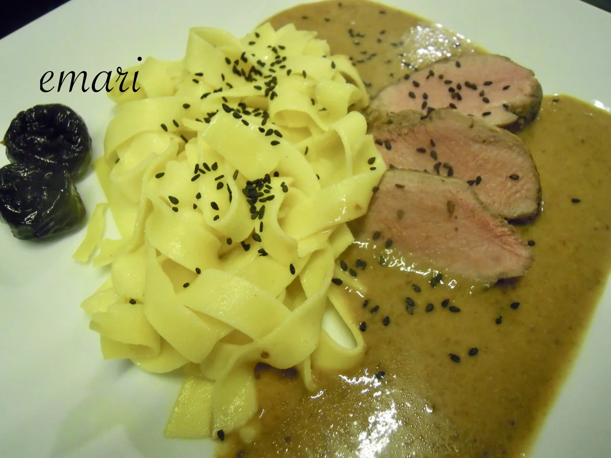 Rezept: Schweinefilet in Pflaumenweinsauce Bild Nr. 4410 Schweinefilet in Pflaumenweinsauce - Rezept - Bild Nr. 4410