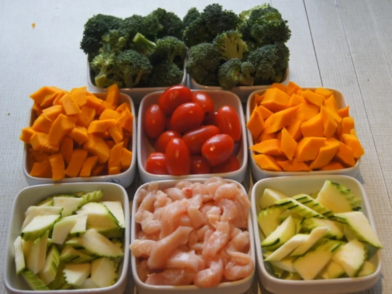 Rezept: Kürbis-Gemüse-Hähnchenbrustfilet-Wok süß-sauer mit Basmatireis Bild Nr. 4416 Kürbis-Gemüse-Hähnchenbrustfilet-Wok süß-sauer mit Basmatireis - Rezept - Bild Nr. 4416