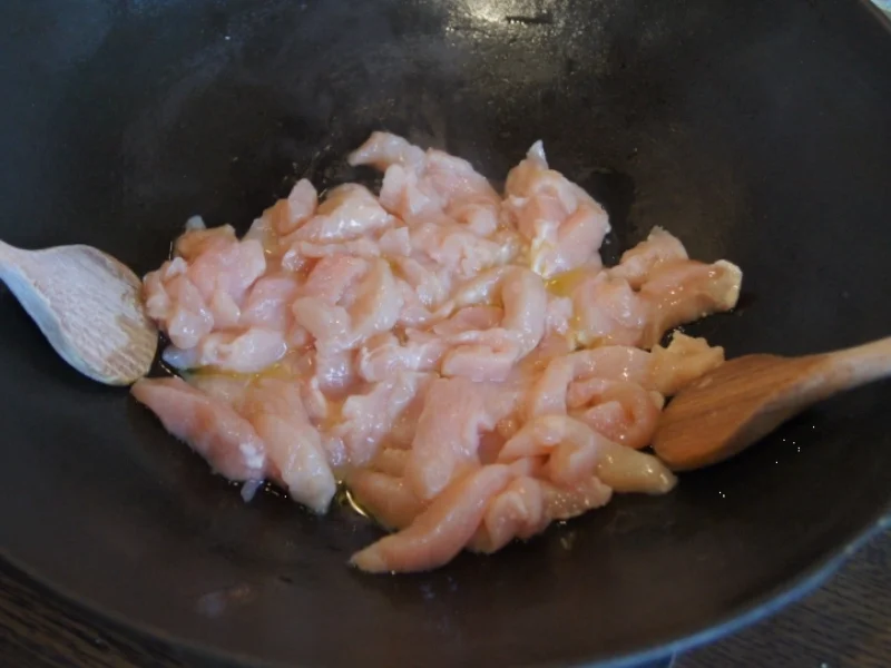 Rezept: Kürbis-Gemüse-Hähnchenbrustfilet-Wok süß-sauer mit Basmatireis Bild Nr. 4418 Kürbis-Gemüse-Hähnchenbrustfilet-Wok süß-sauer mit Basmatireis - Rezept - Bild Nr. 4418