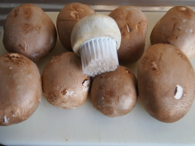 Rezept: Krosser Alpenspeck mit Champignonsauce auf Kartoffelstampf Bild Nr. 4416 Krosser Alpenspeck mit Champignonsauce auf Kartoffelstampf - Rezept - Bild Nr. 4416