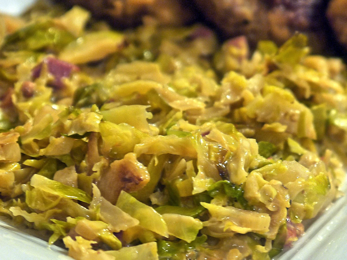 Gebratener Rosenkohl in Senfrahm - Rezept - Bild Nr. 4436