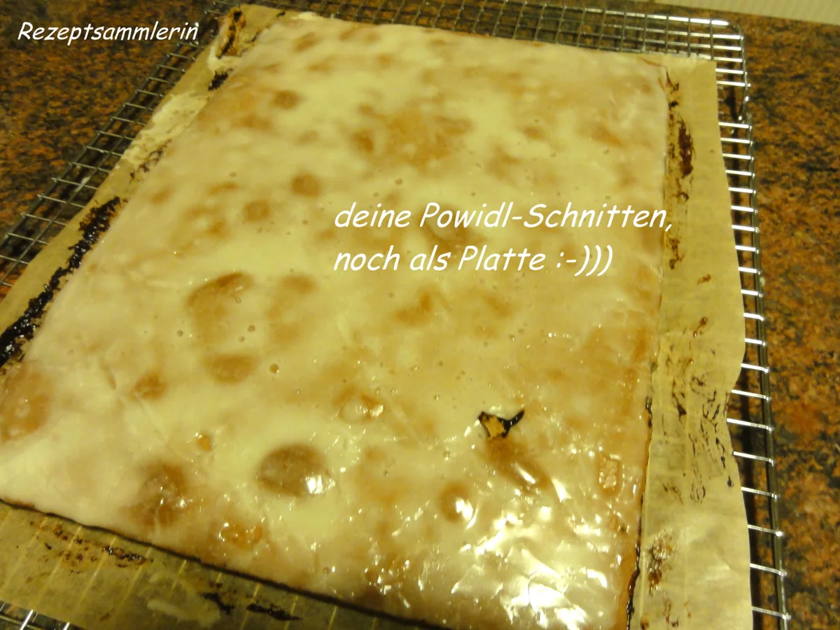 Plätzchen: Grafschafter Powidl-Schnitten - Rezept - Bild Nr. 4445