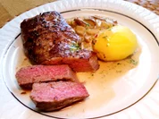 Rindersteak an Rahm-Steinpilzen - Rezept - Bild Nr. 4446