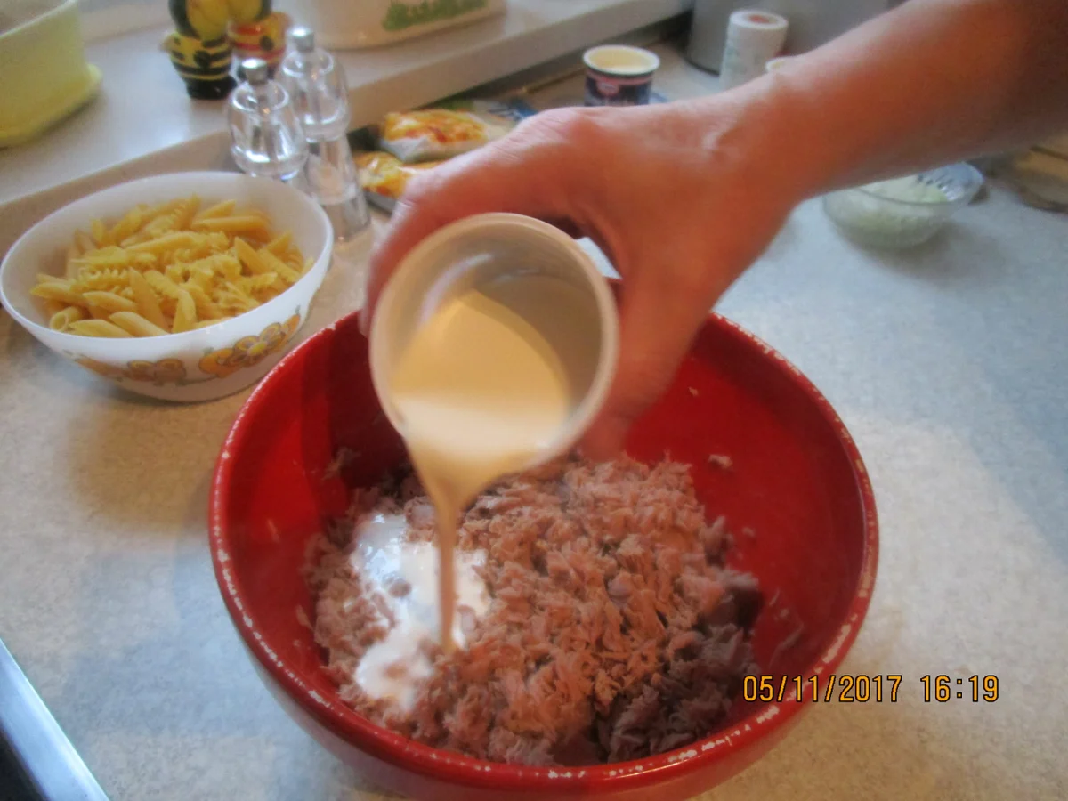 Auflauf: Thunfisch und Nudeln mit Käse überbacken - Rezept - Bild Nr. 4450