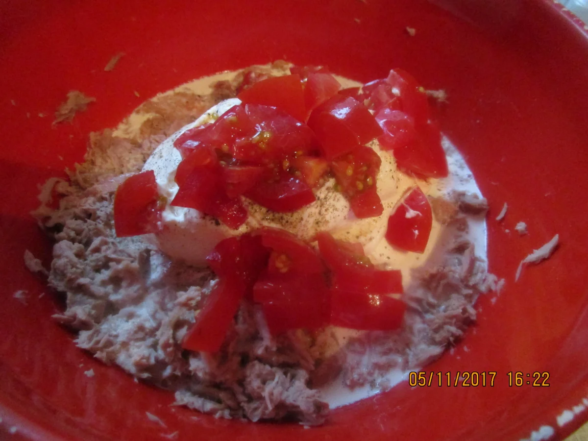 Auflauf: Thunfisch und Nudeln mit Käse überbacken - Rezept - Bild Nr. 4452