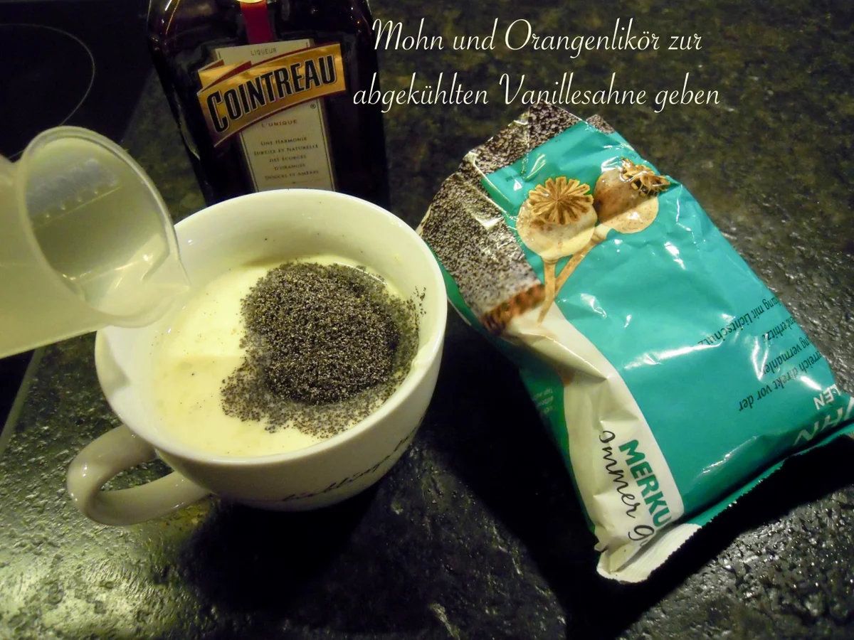 sahnige Mohn - Vanille - Creme im Töpfchen - Rezept - Bild Nr. 4453