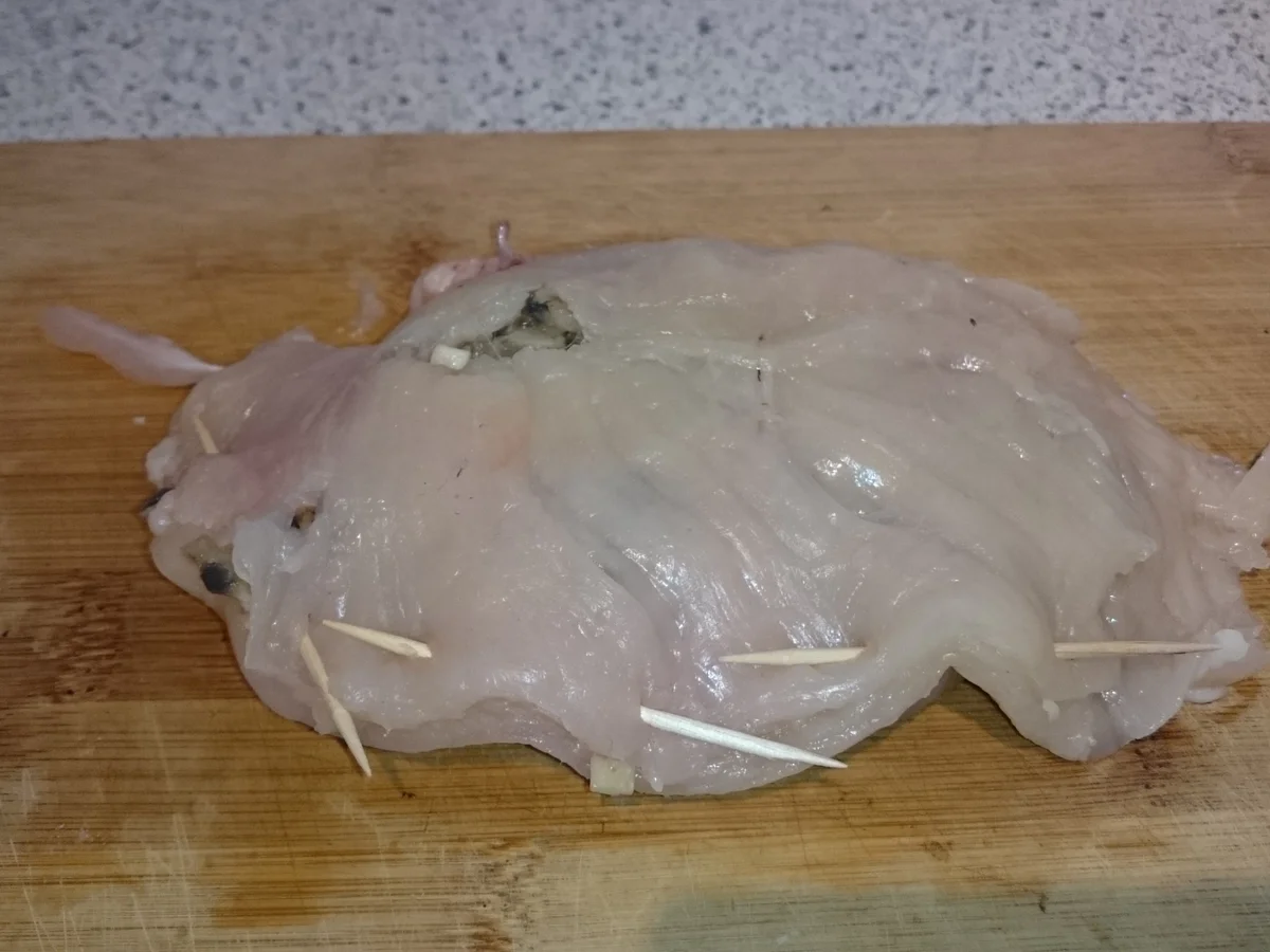 Rezept: Hähnchenbrust mit Champignon-Füllung Bild Nr. 4484 Hähnchenbrust mit Champignon-Füllung - Rezept - Bild Nr. 4484