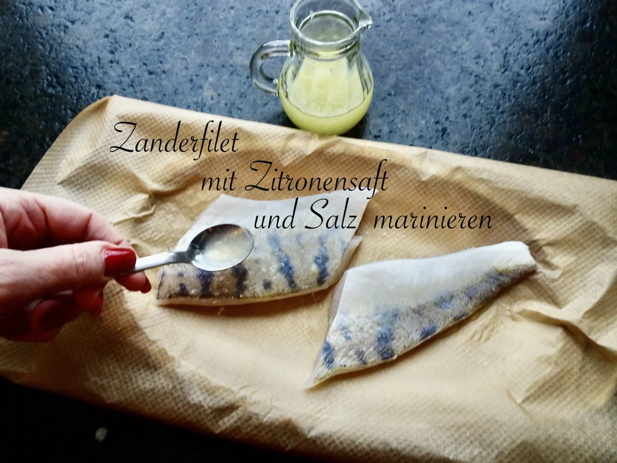 Zanderfilet mit fruchtiger Pfefferbröselkruste - Rezept - Bild Nr. 15353