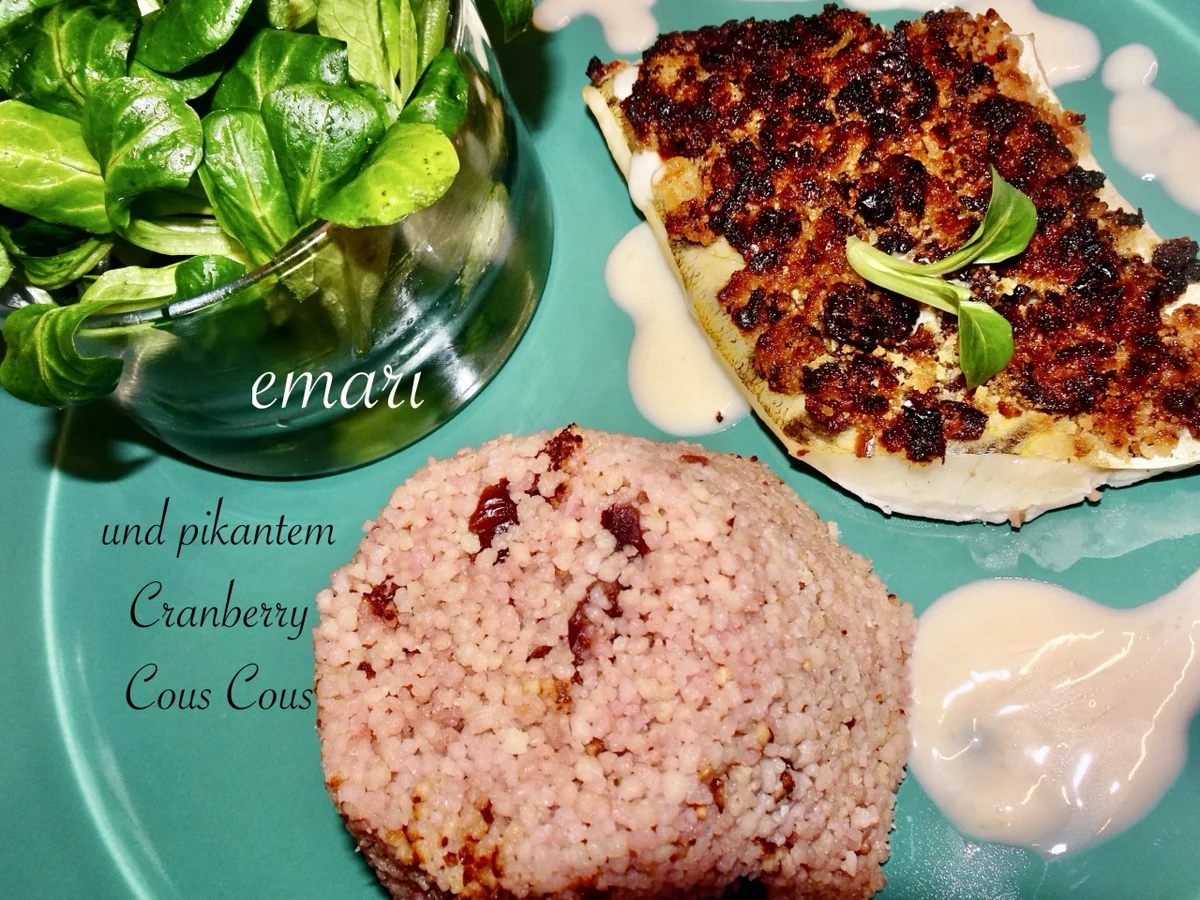 Zanderfilet mit fruchtiger Pfefferbröselkruste - Rezept - Bild Nr. 15360