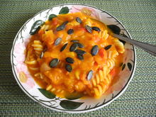 Kürbisonese auf Spirelli - Rezept - Bild Nr. 4474