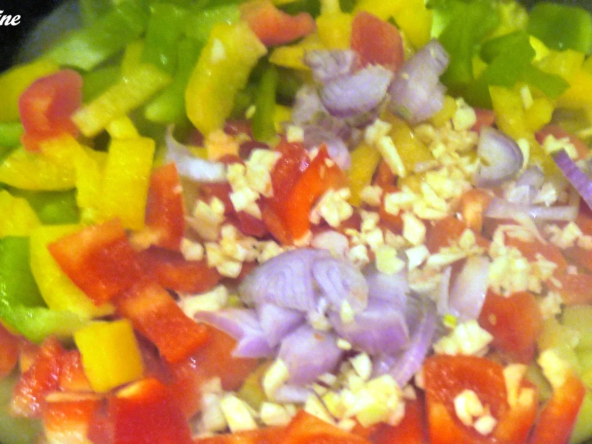 Rezept: Deftige Kartoffel-Paprika-Pfanne Bild Nr. 6 Deftige Kartoffel-Paprika-Pfanne - Rezept - Bild Nr. 6