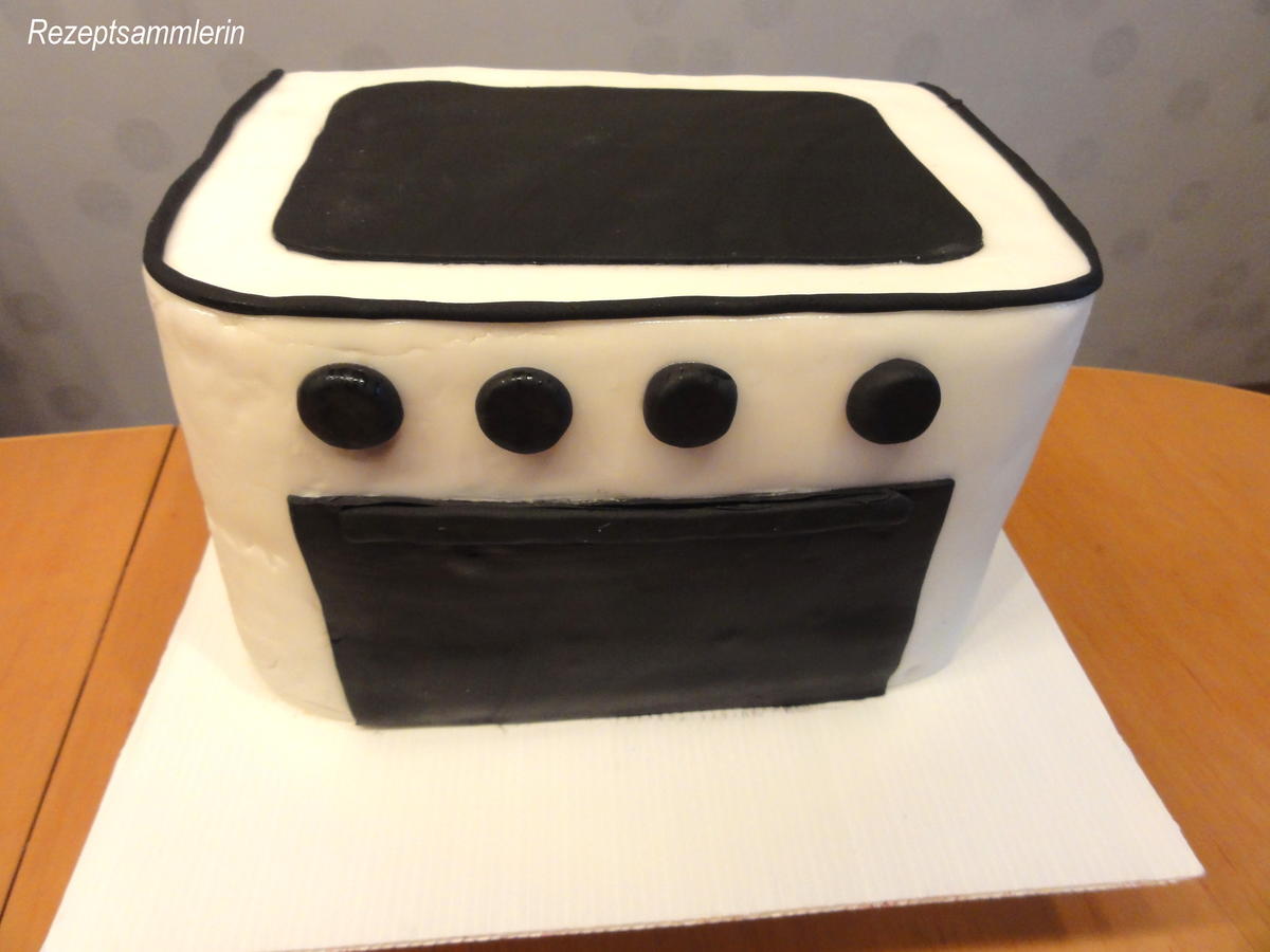 FONDANT:   3D Torte "MEINE VISITENKARTE" - Rezept - Bild Nr. 4485