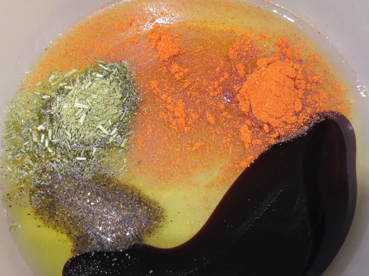 Fleisch: Knusperlende mit Rosenkohlgratin - Rezept - Bild Nr. 4476