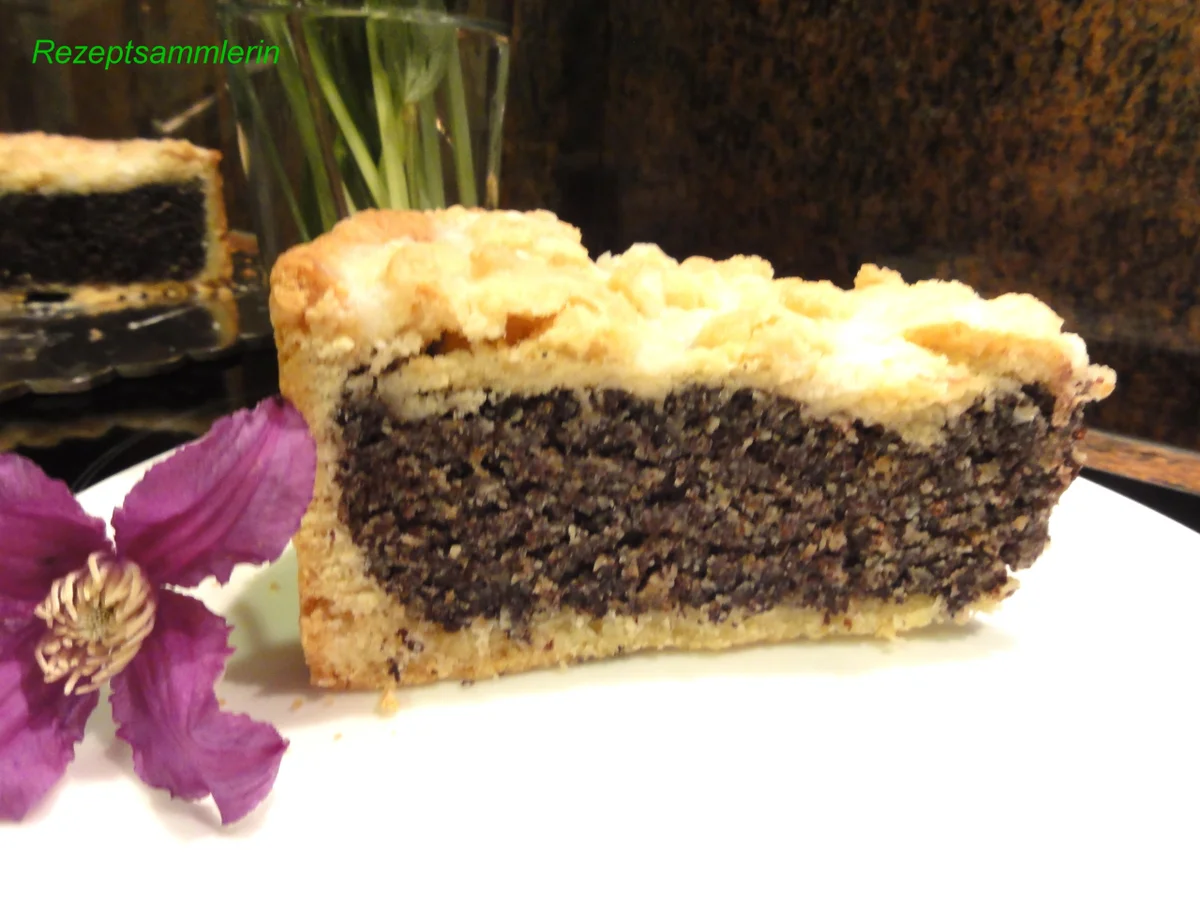 Mürbeteig:   MOHN ~ TORTE  (24cm) - Rezept - Bild Nr. 4479
