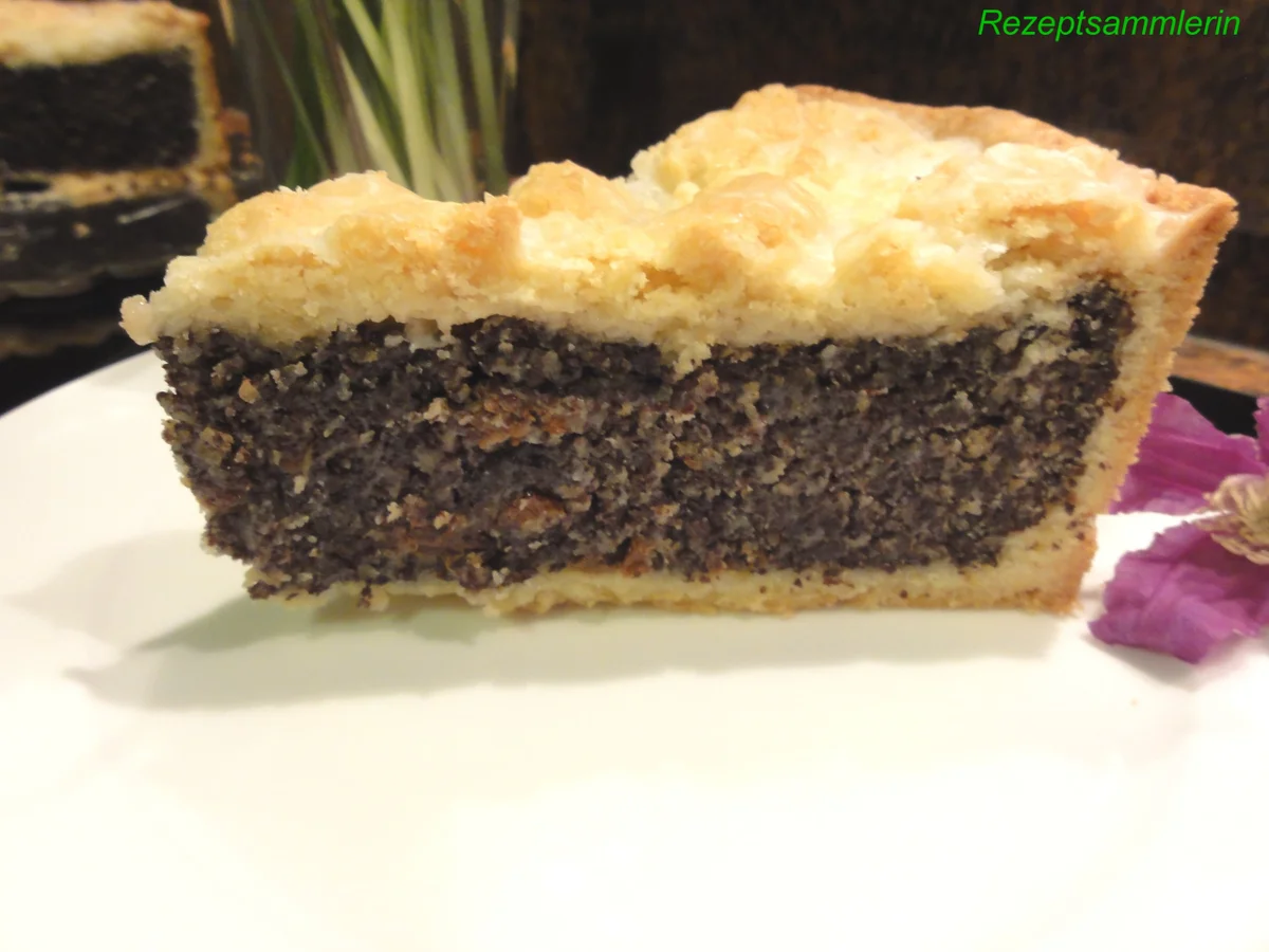 Mürbeteig:   MOHN ~ TORTE  (24cm) - Rezept - Bild Nr. 4490