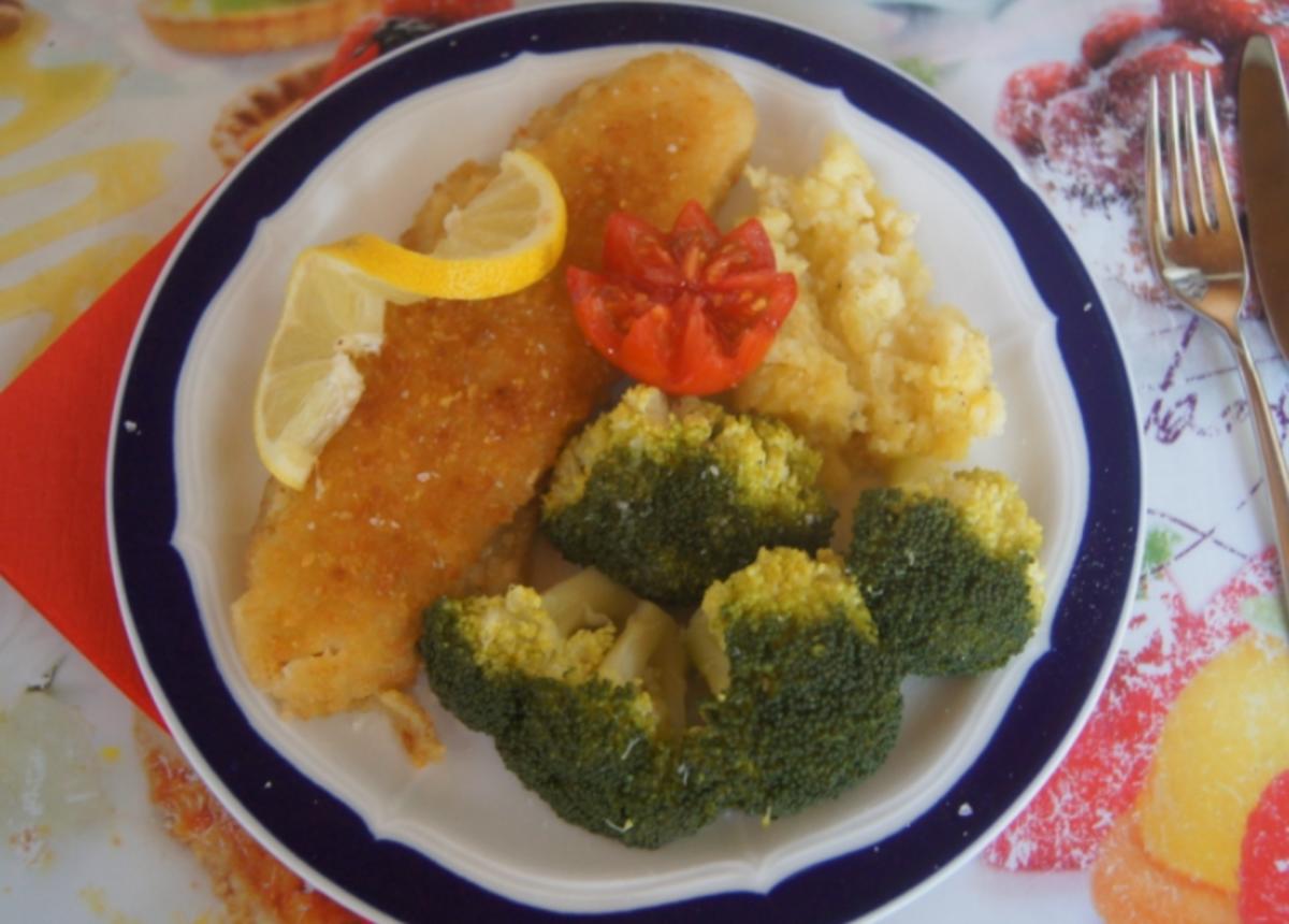 Alaska-Seelachs-Filet mit Brokkoli und Sellerie-Kartoffelstampf - Rezept - Bild Nr. 4483