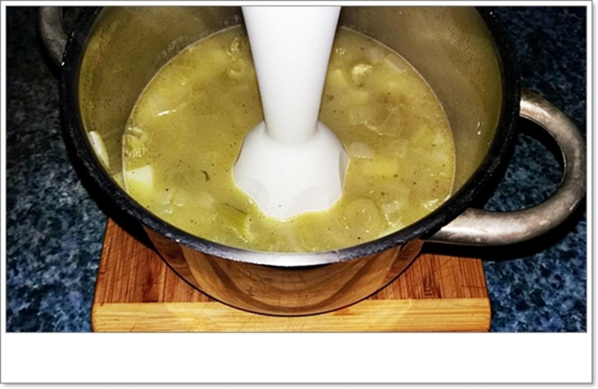 Staudensellerie Creme-Suppe mit gebratenen-Apfelscheiben - Rezept - Bild Nr. 4487
