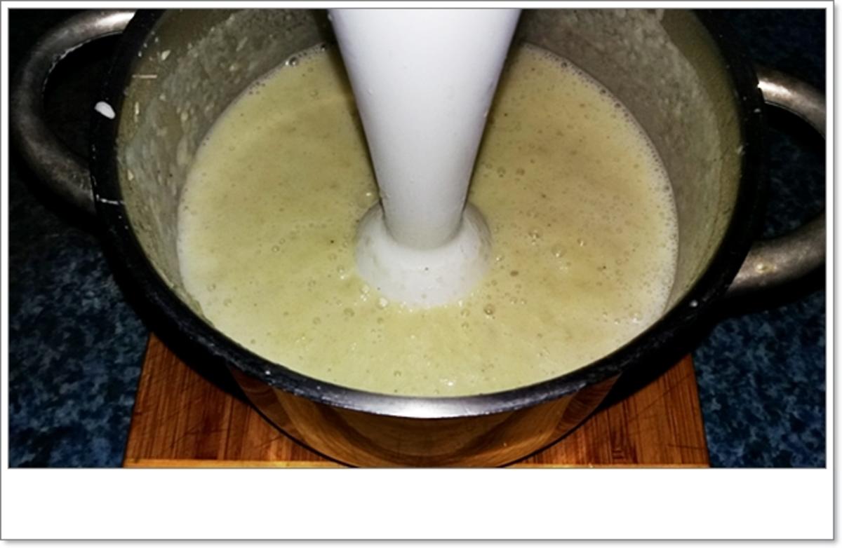 Staudensellerie Creme-Suppe mit gebratenen-Apfelscheiben - Rezept - Bild Nr. 4488