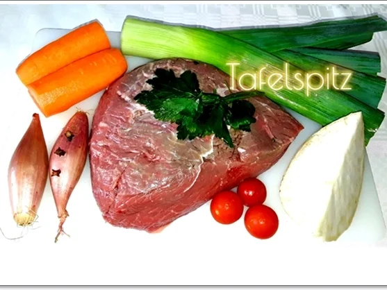 Rezept: Tafelspitz mit Meerrettichsauce und Kartoffelklöße Bild Nr. 4481 Tafelspitz mit Meerrettichsauce und Kartoffelklöße - Rezept - Bild Nr. 4481