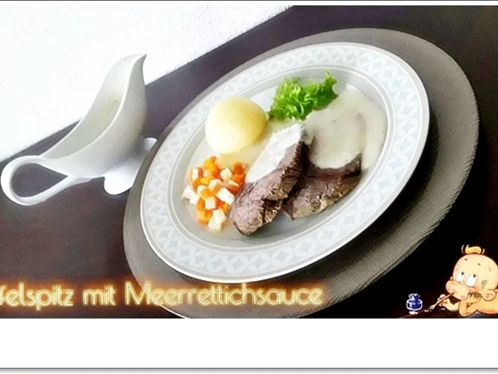 Rezept: Tafelspitz mit Meerrettichsauce und Kartoffelklöße Bild Nr. 4499 Tafelspitz mit Meerrettichsauce und Kartoffelklöße - Rezept - Bild Nr. 4499