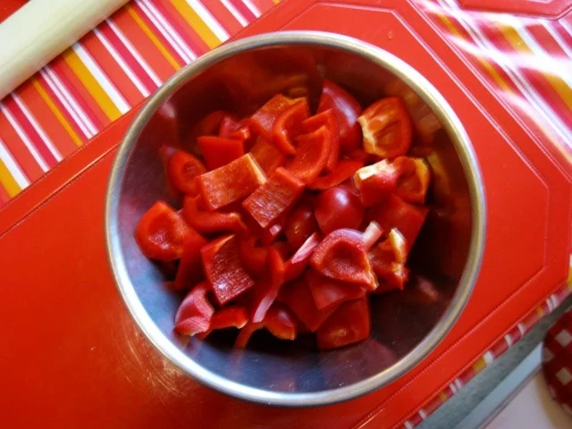 Rezept: Hähnchen Gemüse Pfanne Bild Nr. 4487 Hähnchen Gemüse Pfanne - Rezept - Bild Nr. 4487