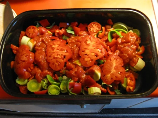 Rezept: Hähnchen Gemüse Pfanne Bild Nr. 4489 Hähnchen Gemüse Pfanne - Rezept - Bild Nr. 4489