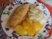 Alaska-Seelachs-Filet mit Rahm-Kohlrabi und Ofenkartoffeln - Rezept - Bild Nr. 4496