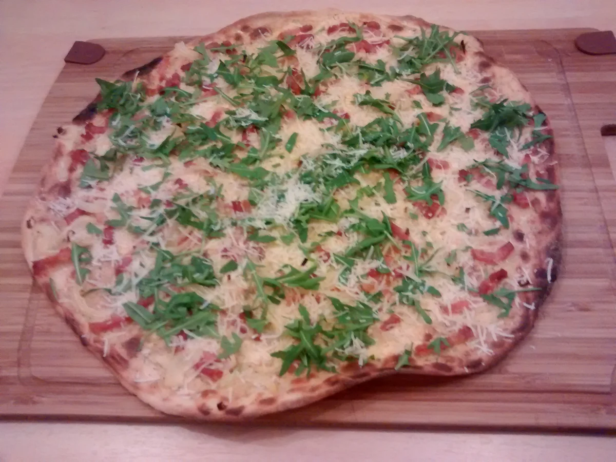 Einfacher Flammkuchen - Rezept - Bild Nr. 4489