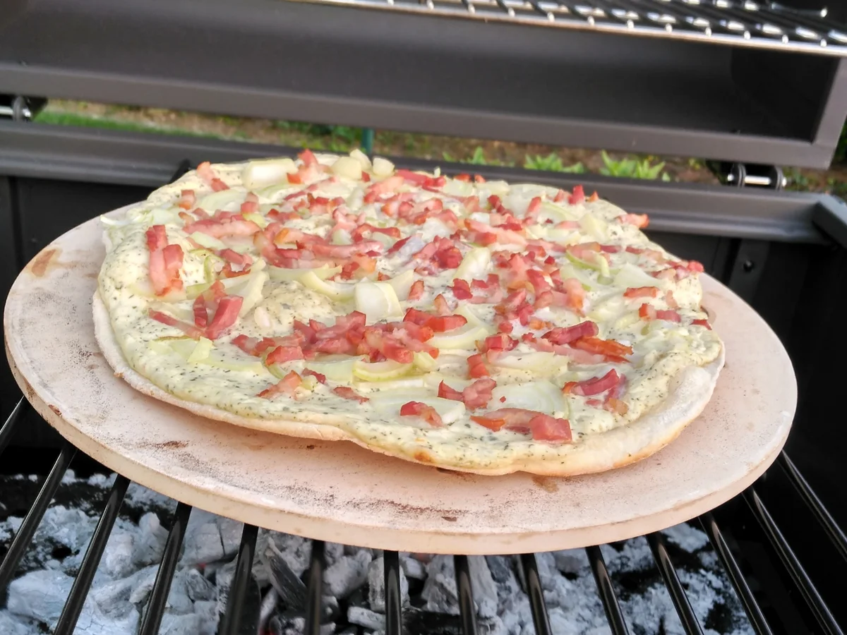 Einfacher Flammkuchen - Rezept - Bild Nr. 4491