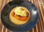 Geschmorte Kürbisschnitte mit Fenchel-Apfelsalat und Rooibusch-Beurre-Blanc - Rezept - Bild Nr. 4557