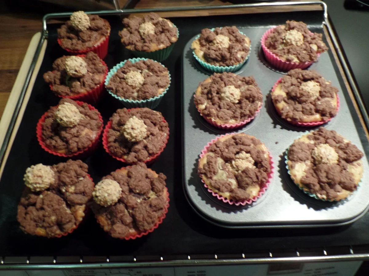 Chocolate-Cheescake-Muffins mit Giotto - Rezept - Bild Nr. 4553