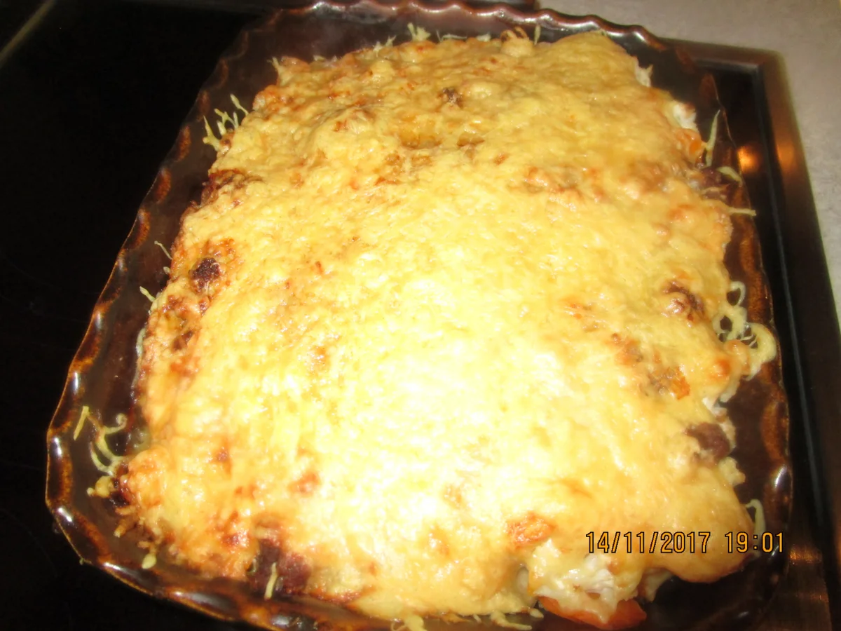 Rezept: Auflauf: Hack-Blumenkohl-Möhren Bild Nr. 4560 Auflauf: Hack-Blumenkohl-Möhren - Rezept - Bild Nr. 4560