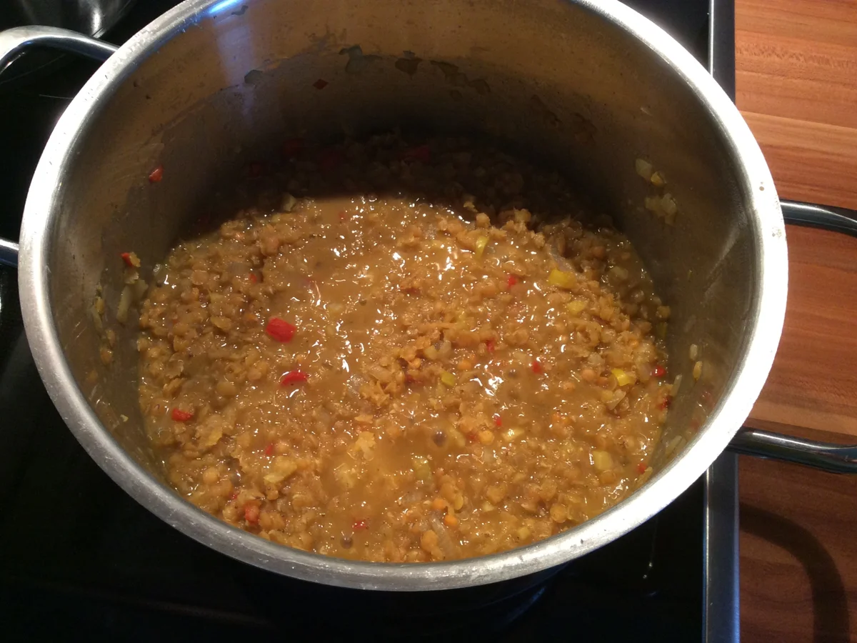 Linsensuppe mit Chili und Gemüse - scharf - Rezept - Bild Nr. 4539