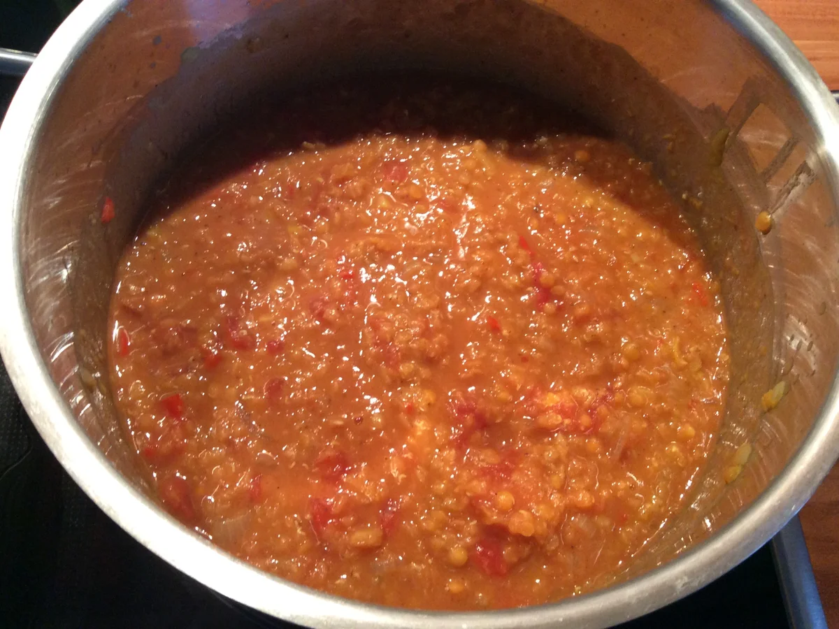 Linsensuppe mit Chili und Gemüse - scharf - Rezept - Bild Nr. 4541