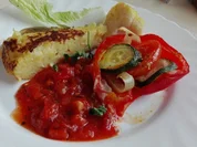 Kartoffelkuchen mit Gemüseragout - Rezept - Bild Nr. 4550