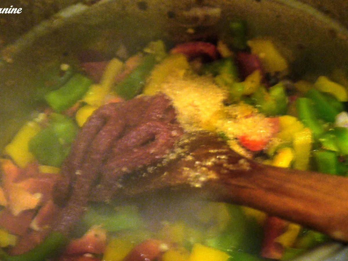 Teriyaki-Paprika-Huhn mit Safran-Gewürzreis - Rezept - Bild Nr. 4558